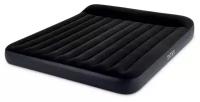 Надувной матрас INTEX Pillow Rest Classic Airbed 183х203х25 см. черный 64144