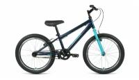 Велосипед Altair MTB HT 20 1.0 2021 рост 10.5" темно-синий/бирюзовый