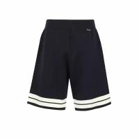 Palm Angels Track Knitted Shorts Navy Blue Off (S)