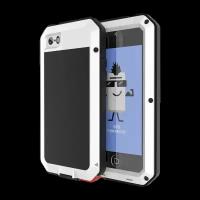 Чехол для iPhone 5, iPhone 5s, iPhone SE LunaTik Taktik Extreme ударопрочный, цвет White