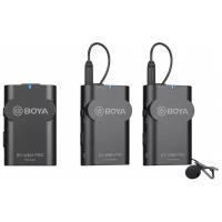 Радиосистема BOYA BY-WM4 PRO-K2, разъем: mini jack 3.5 mm, черный, 2 шт