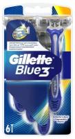 Многоразовый бритвенный станок Gillette Blue3 одноразовый