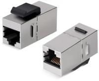 Проходной адаптер RJ45-RJ45 Cabeus CA-KJ-8p8c-C5e-SH кат.5е