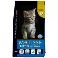 Сухой корм farmina для котят курица matisse kitten farmina 400г