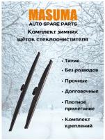 Дворники зимние в чехле для Peugeot Partner II 2008 - 2018 (650-400 мм. Push Button19mm)