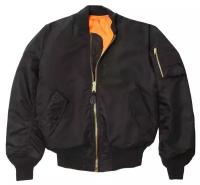 Куртка бомбер Alpha Industries Ma-1 Flight Jacket, black (размер: xxxl, российский размер: 56)