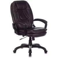 Компьютерное кресло Бюрократ CH-868N для руководителя, обивка: искусственная кожа, цвет: темно-коричневый