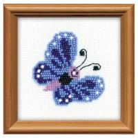 Набор для вышивания бисером риолис (Сотвори Сама) Бабочка, 10*10см