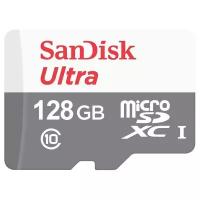 Карта памяти SanDisk Ultra Micro SDXC + SD Adapter, 128 Гб