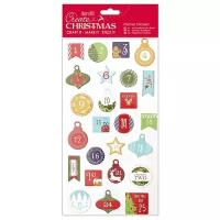 Набор стикеров Новогодние цифры Create Christmas DOCRAFTS PMA351804