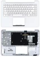 Клавиатура (keyboard) для ноутбука Asus E402, топкейс белый