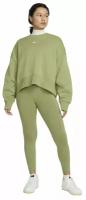 Легинсы женские Nike Sportswear Essential 7/8 Mid-Rise Leggings S; olive (оливковый); CZ8532-334-S