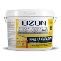 Краска акриловая OZON Basic ВД-АК-110 матовая белый 13 кг