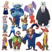 Набор фигурок Зверополис - Zootropolis 12 шт