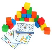 Краснокамская игрушка Цветные кубики "Кто быстреех"
