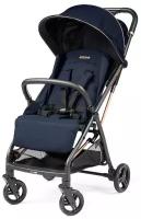 Прогулочная коляска Peg-Perego Selfie, Blue shine, цвет шасси: черный