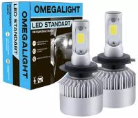 Лампа автомобильная светодиодная LED Omegalight Standart H3 2400lm (1 шт.)