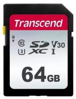 Transcend Карта памяти SecureDigital 64Gb TS64GSDC300S