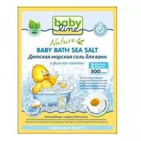 BabyLine Nature Морская соль с ромашкой, 500 г