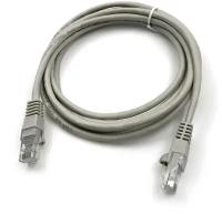 Патч-корд Buro UTP-5E-2M-G UTP 4 пары cat5E CCA molded 2м RJ-45 RJ-45 серый