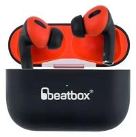 Беспроводные наушники Beatbox Pods Pro 1 Wireless Charging, черный/красный