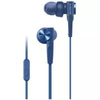 Гарнитура Sony MDR-XB55AP, синяя