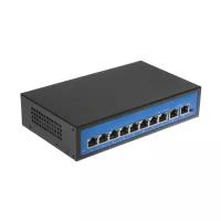 POE-коммутатор 8-канальный, 2xRJ45 UPLINK, POE-A, 120Вт | ORIENT SWP-7508POE/2P PS