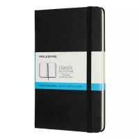 Блокнот Moleskine Classic Medium 115х180, 120 листов QP053, черный, цвет бумаги бежевый