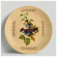 Декоративная тарелка Винтаж. Птицы 3, 20 см