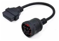 Переходник Cummins 9 pin на OBD2 16 pin