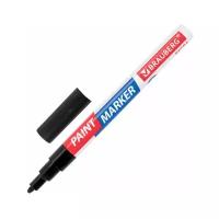Маркер-краска лаковый EXTRA (paint marker) 2 мм, черный, усиленная нитро-основа, BRAUBERG, 151968