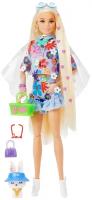 Кукла Barbie Экстра в одежде с цветочным принтом, HDJ45