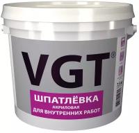 Шпатлевка VGT для внутренних работ 7.5 кг