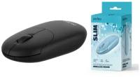 Мышь Perfeo Slim, беспроводная, оптическая, 1200 dpi, USB, черная