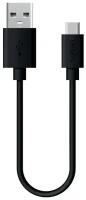 Дата-кабель Classic Cable USB-A – Type-C, USB 2.0, 2.4A, 1.2 м, черный, Deppa, крафт, Deppa 72301-OZ