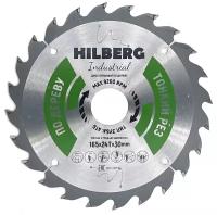 Диск пильный Hilberg Industrial Дерево тонкий рез 165*30*24Т HWT160