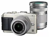 Olympus Pen E-PL6 Kit 14-42mm + 40-150mm Silver