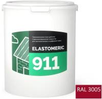 Покрытие для гидроизоляции и окраски металлических крыш Elastomeric 911 (6кг.), винно-красный