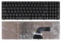 Клавиатура для ноутбука Asus F50GX, русская, черная с рамкой, с маленькой кнопкой Enter