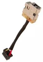 Power connector / Разъем питания для ноутбука HP 15-N210DX, 730932-TD1, 730932-SD1, 732067-001 с кабелем