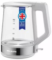 Чайник эл WILLMARK WEK-1736G (1.7л, STRIX контр LED-подсв корп. из стекла, 2200Вт, гар.2 года)