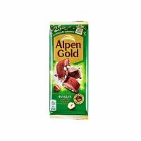 Шоколад ALPEN GOLD (альпен голд) молочный начинка дробленый фундук 85г