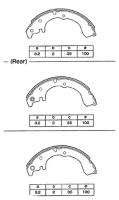 Колодки Тормозные Барабанные | Зад | Toyota Caldina Ct198v,Ct199v, Corolla Ce105v,Ce95,Raum Exz15,Starlet Ep85,Ep95 ALLIED NIPPON арт. ABS0113