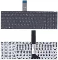 Клавиатура для ноутбука Asus X501, русская, черная, плоский Enter