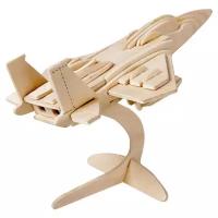Сборная деревянная модель Авиация Самолет F16 (3 пластины) - Чудо-Дерево [P040]