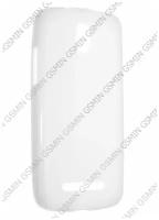 Чехол силиконовый для HTC Desire 500 Dual Sim TPU (Белый Глянцевый)