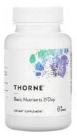 Thorne Research Basic Nutrients 2/Day (базовые питательные вещества для приема 2 капсул в день) 60 капсул