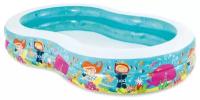 Надувной бассейн Intex 56490NP "Swim Center Seashore Pool" 262x160x46 см