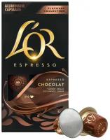 Кофе в капсулах L'OR Espresso Chocolate, интенсивность 8, 10 порций, 10 кап. в уп