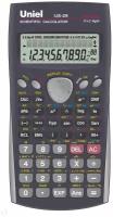Калькулятор инженерный Uniel US-29, 162*79*15, 10+2 разр, 401 функц, 2-стр. диспл, программируемый